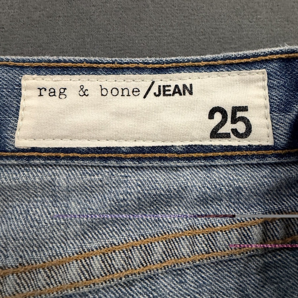 Rag & Bone Avenida Studded Denim Boyfriend Shorts Festival Cutoff Boho Distress - Picture 5 of 8